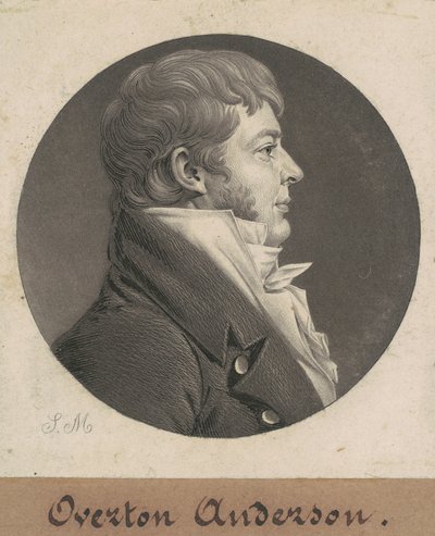 overton anderson by Charles B. J. Févret de Saint Mémin
