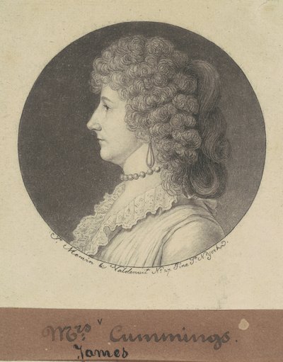 Phoebe Harrison Cuming by Charles B. J. Févret de Saint Mémin