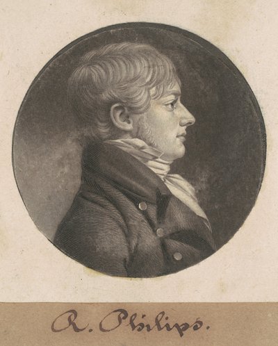 R.Philips by Charles B. J. Févret de Saint Mémin