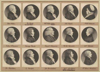 Saint-Mémin Portreler Koleksiyonu, Grup 11 by Charles B. J. Févret de Saint Mémin