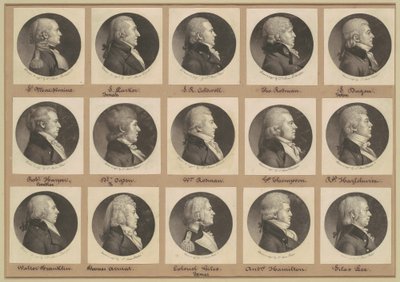 Saint-Mémin Portreler Koleksiyonu, Grup 12 by Charles B. J. Févret de Saint Mémin