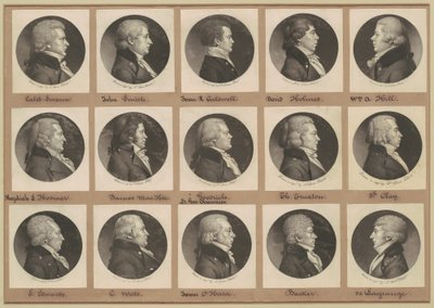 Saint-Mémin Portreler Koleksiyonu, Grup 13 by Charles B. J. Févret de Saint Mémin