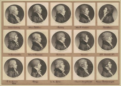 Saint-Mémin Portreler Koleksiyonu, Grup 14 by Charles B. J. Févret de Saint Mémin