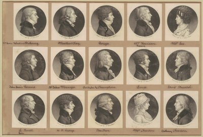 Saint-Mémin Portreler Koleksiyonu, Grup 15 by Charles B. J. Févret de Saint Mémin