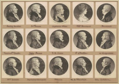 Saint-Mémin Portreler Koleksiyonu, Grup 16 by Charles B. J. Févret de Saint Mémin
