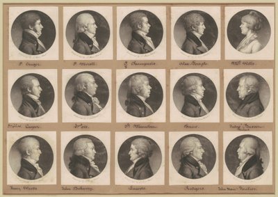 Saint-Mémin Portreler Koleksiyonu, Grup 21 by Charles B. J. Févret de Saint Mémin