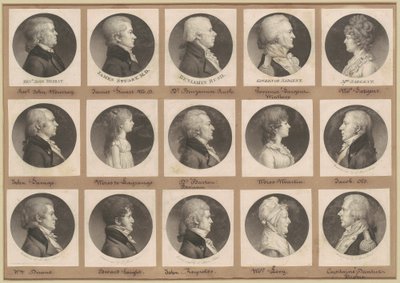 Saint-Mémin Portre Koleksiyonu, Grup 24 by Charles B. J. Févret de Saint Mémin