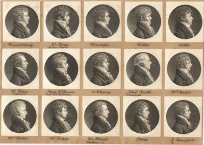 Saint-Mémin Portreler Koleksiyonu, Grup 27 by Charles B. J. Févret de Saint Mémin