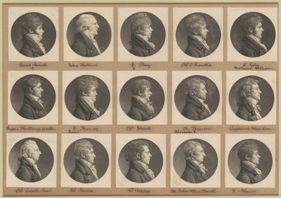 Saint-Mémin Portreler Koleksiyonu, Grup 28 by Charles B. J. Févret de Saint Mémin