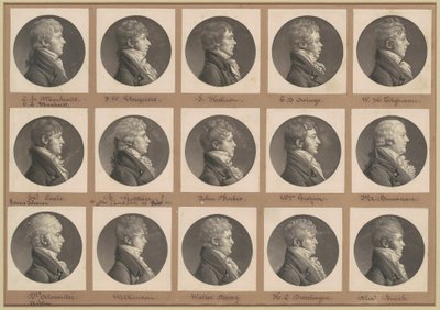 Saint-Mémin Portre Koleksiyonu, Grup 29 by Charles B. J. Févret de Saint Mémin