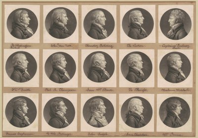 Saint-Mémin Portre Koleksiyonu, Grup 33 by Charles B. J. Févret de Saint Mémin