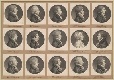 Saint-Mémin Portreler Koleksiyonu, Grup 35 by Charles B. J. Févret de Saint Mémin