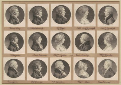 Saint-Mémin Portre Koleksiyonu, Grup 36 by Charles B. J. Févret de Saint Mémin