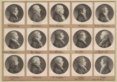 Saint-Mémin Portreler Koleksiyonu, Grup 37 by Charles B. J. Févret de Saint Mémin