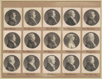 Saint-Mémin Portreler Koleksiyonu, Grup 38 by Charles B. J. Févret de Saint Mémin
