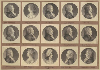 Saint-Mémin Portre Koleksiyonu, Grup 3 by Charles B. J. Févret de Saint Mémin