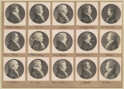 Saint-Mémin Portreler Koleksiyonu, Grup 40 by Charles B. J. Févret de Saint Mémin