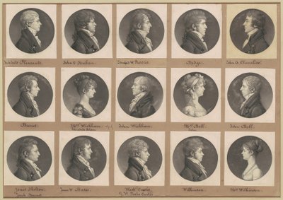Saint-Mémin Portreler Koleksiyonu, Grup 43 by Charles B. J. Févret de Saint Mémin