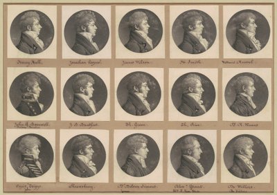 Saint-Mémin Portreler Koleksiyonu, Grup 46 by Charles B. J. Févret de Saint Mémin