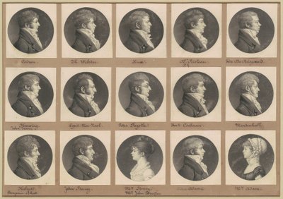 Saint-Mémin Portreler Koleksiyonu, Grup 47 by Charles B. J. Févret de Saint Mémin
