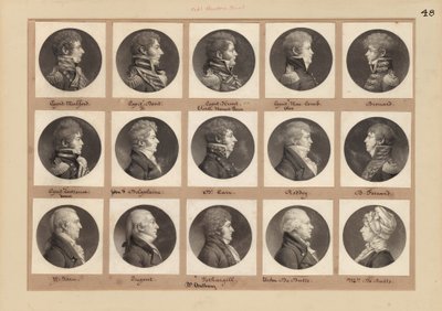 Saint-Mémin Portreler Koleksiyonu, Grup 48 by Charles B. J. Févret de Saint Mémin