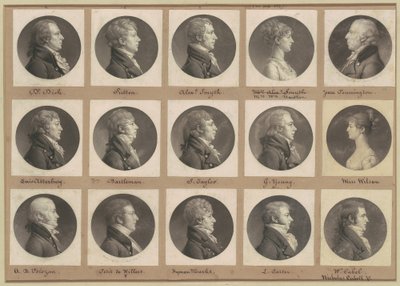 Saint-Mémin Portreler Koleksiyonu, Grup 49 by Charles B. J. Févret de Saint Mémin
