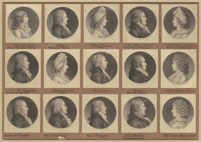 Saint-Mémin Portre Koleksiyonu, 4. Grup by Charles B. J. Févret de Saint Mémin