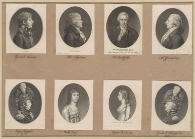 Saint-Mémin Portreler Koleksiyonu, Grup 51 by Charles B. J. Févret de Saint Mémin