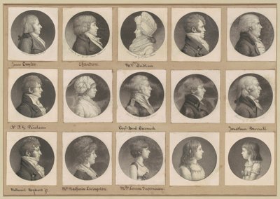 Saint-Mémin Portreler Koleksiyonu, Grup 52 by Charles B. J. Févret de Saint Mémin