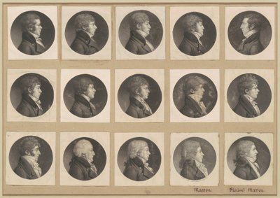 Saint-Mémin Portreler Koleksiyonu, Grup 55 by Charles B. J. Févret de Saint Mémin