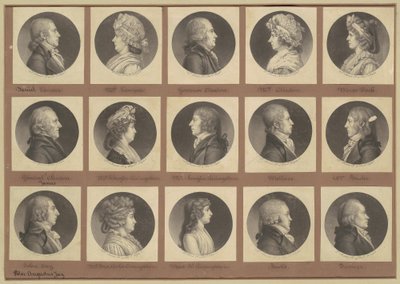 Saint-Mémin Portre Koleksiyonu, Grup 5 by Charles B. J. Févret de Saint Mémin