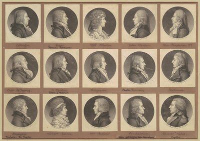 Saint-Mémin Portre Koleksiyonu, 6. Grup by Charles B. J. Févret de Saint Mémin
