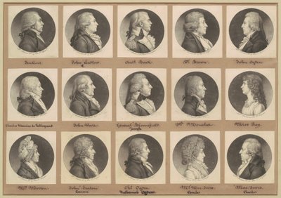 Saint-Mémin Portre Koleksiyonu, Grup 7 by Charles B. J. Févret de Saint Mémin