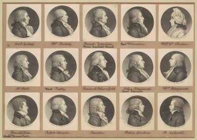 Saint-Mémin Portre Koleksiyonu, 8. Grup by Charles B. J. Févret de Saint Mémin