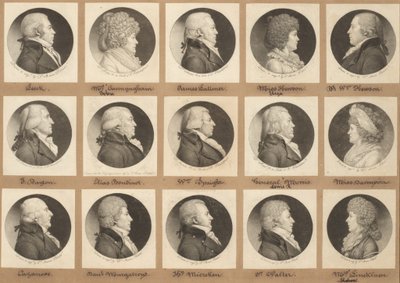 Saint-Mémin Portreler Koleksiyonu, Grup 9 by Charles B. J. Févret de Saint Mémin