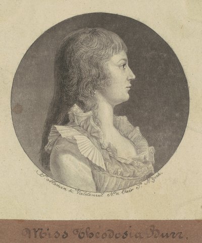 Theodosia Çapak by Charles B. J. Févret de Saint Mémin