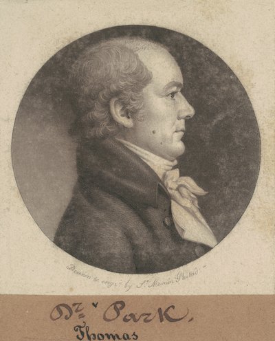 Thomas Parke by Charles B. J. Févret de Saint Mémin