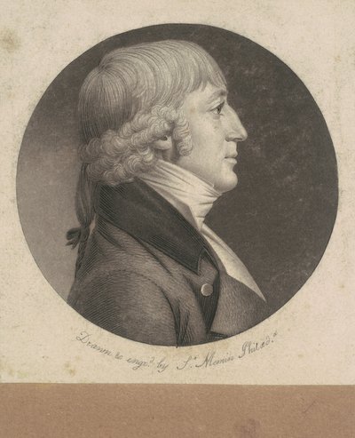 kimliği belirsiz adam by Charles B. J. Févret de Saint Mémin
