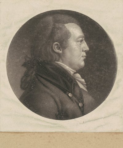 kimliği belirsiz adam by Charles B. J. Févret de Saint Mémin