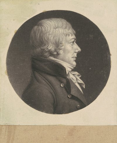 kimliği belirsiz adam by Charles B. J. Févret de Saint Mémin