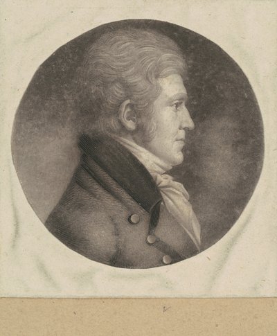 kimliği belirsiz adam by Charles B. J. Févret de Saint Mémin