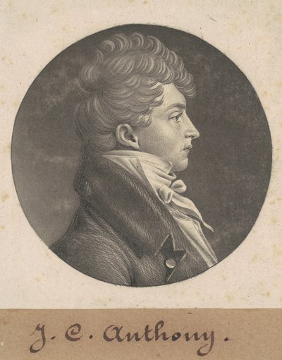 kimliği belirsiz adam by Charles B. J. Févret de Saint Mémin