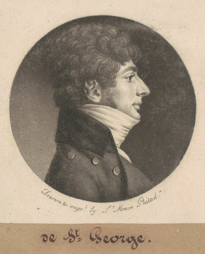 St. George by Charles B. J. Févret de Saint Mémin