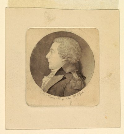 Genç Bir Adamın Portresi by Charles Balthazar Julien Févret de Saint Mémin