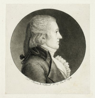 Profil Portresi, Blake by Charles Balthazar Julien Févret de Saint Mémin