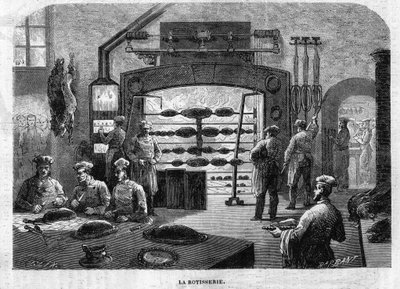 La Rotisserie des kitchens du Palais des Tuileries, 1864. Moullin