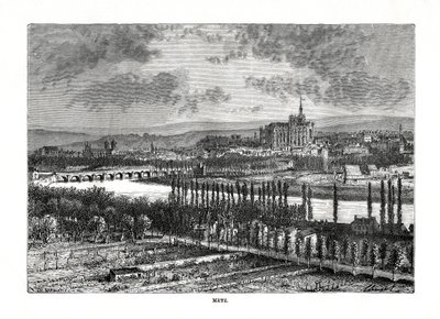 Metz, Fransa, 19. yüzyıl by Charles Barbant
