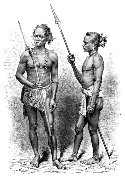 Moi halkı, Endonezya, 1895. by Charles Barbant
