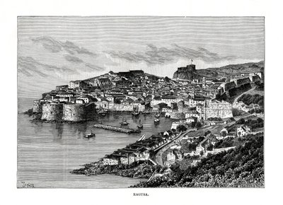 Ragusa, Sicilya, İtalya, 1879 by Charles Barbant