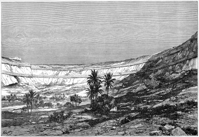 Kasr-el-jebel Cirque, Suriye, c1890 by Charles Barbant